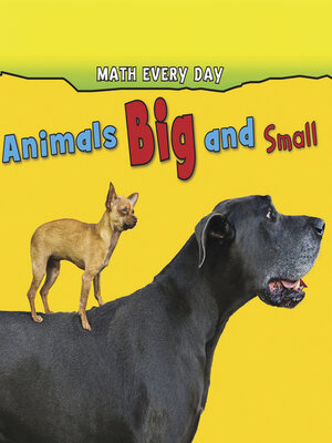 cover image of Animals Big and Small